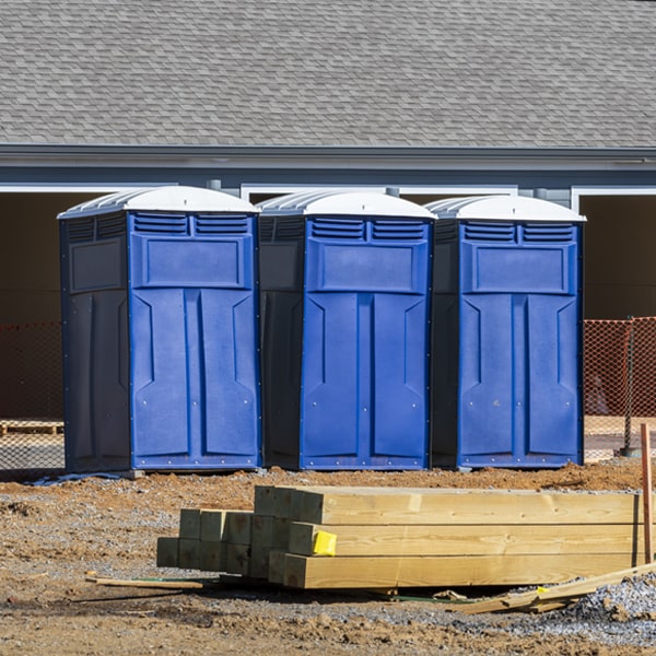 what is the maximum capacity for a single porta potty in Hualapai Arizona